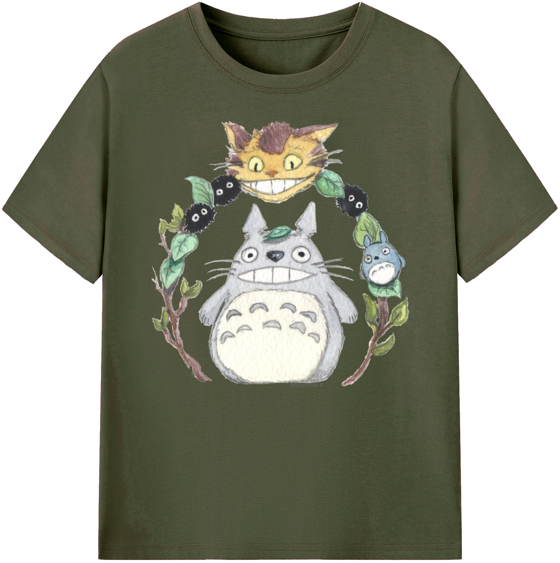 （画像用） となりのトトロ 草壁メイ 草壁サツキ My Neighbor Totoro Satsuki Kusakabe Mei Kusakabe 綿100％ メンズ半袖Tシャツ｜肌触りやわらか＆通気性